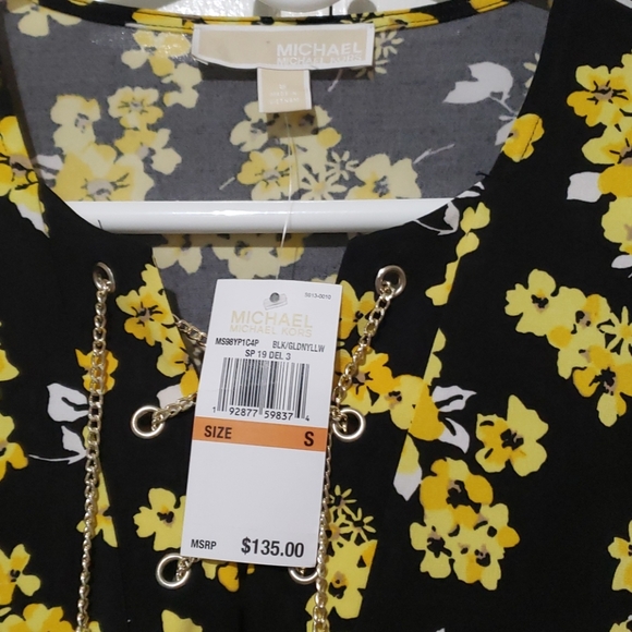 New Michael Kors floral casual dress - Picture 4 of 9